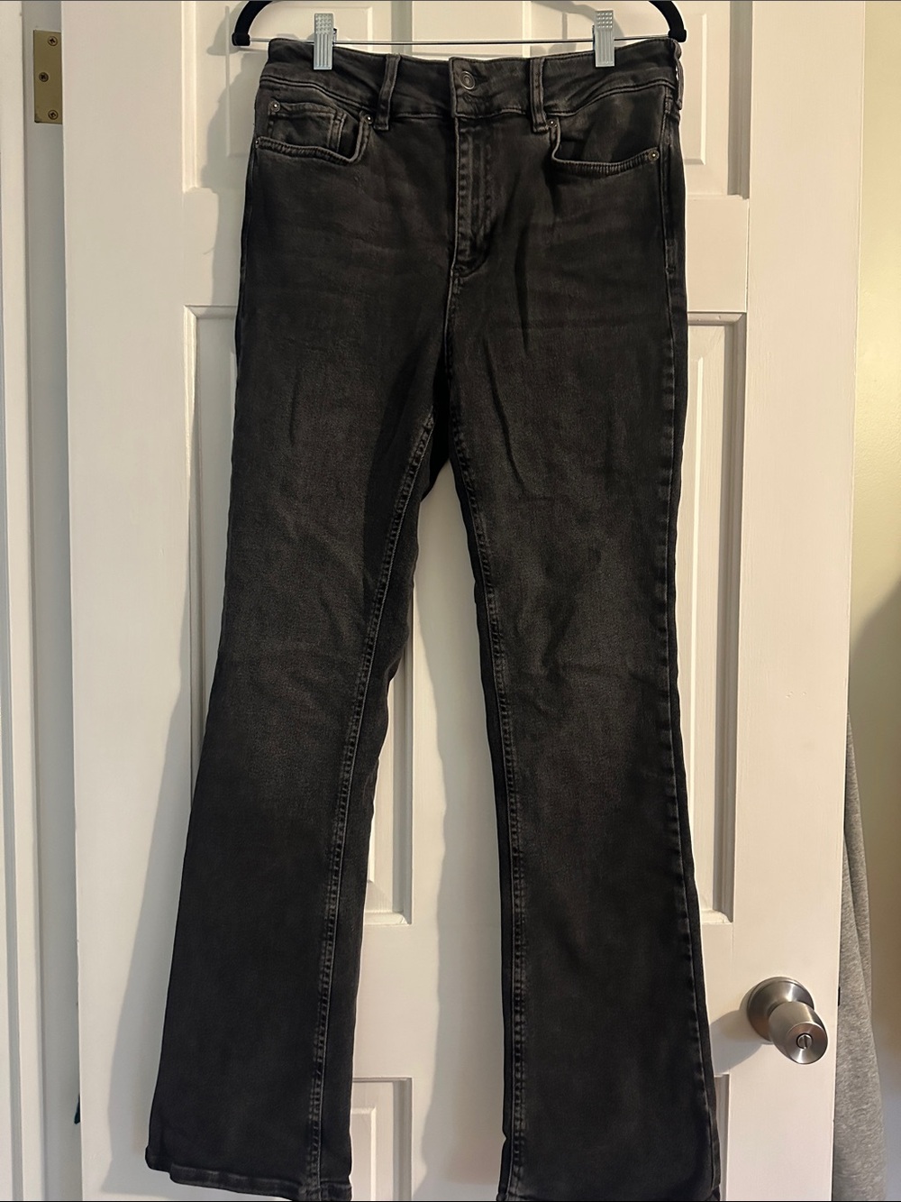 Free People Black Flared Jeans